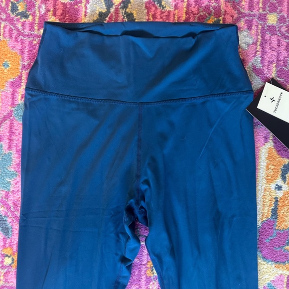 Tuckernuck Harbor Blue High Rise Long Compression Spandex MacKenzie Legging - Picture 2 of 5